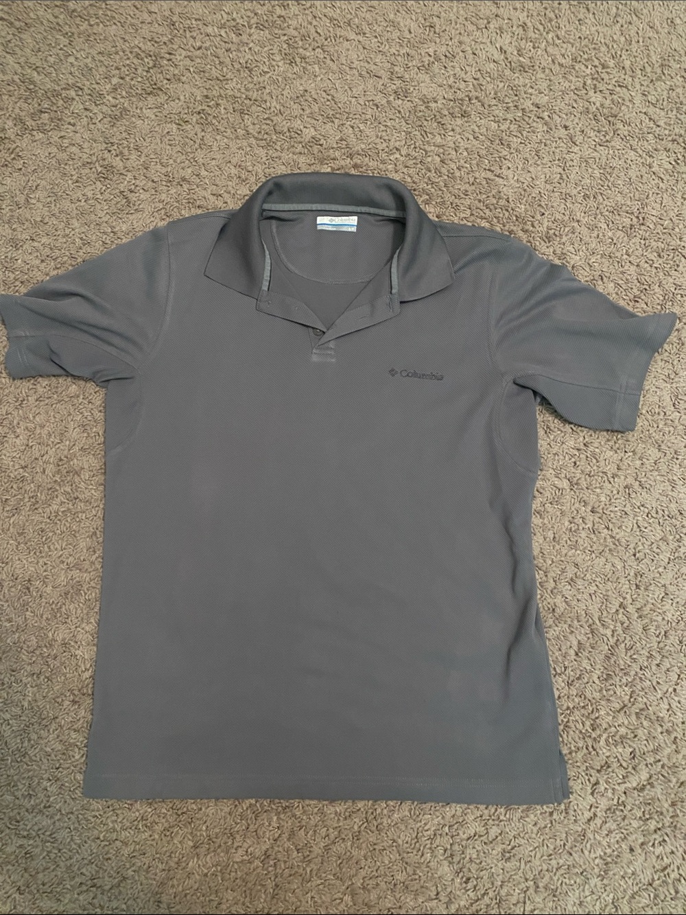 Columbia Men’s Gray Short-Sleeve Performance Polo